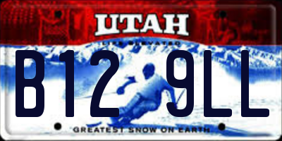 UT license plate B129LL
