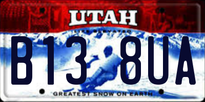 UT license plate B138UA