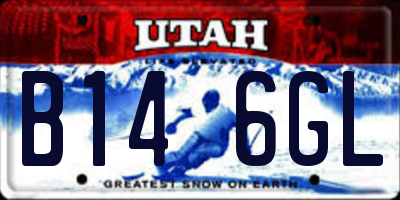 UT license plate B146GL