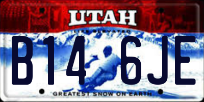 UT license plate B146JE