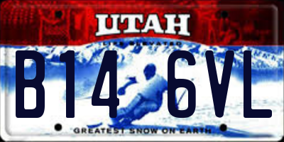 UT license plate B146VL