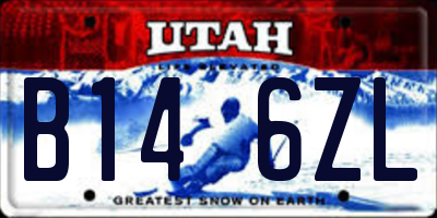 UT license plate B146ZL