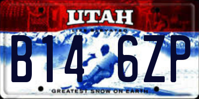 UT license plate B146ZP