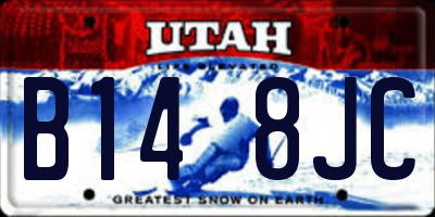 UT license plate B148JC
