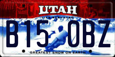 UT license plate B150BZ