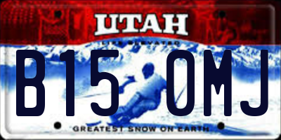 UT license plate B150MJ