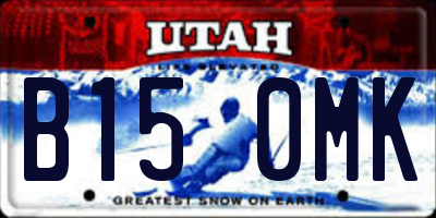 UT license plate B150MK