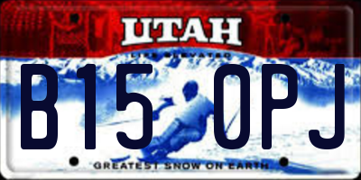 UT license plate B150PJ
