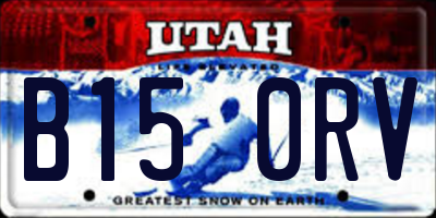 UT license plate B150RV