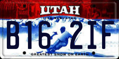 UT license plate B162IF