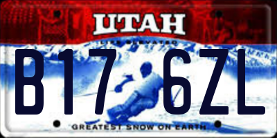 UT license plate B176ZL