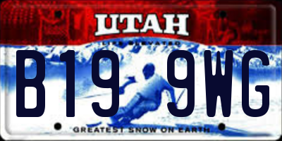 UT license plate B199WG