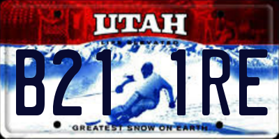 UT license plate B211RE