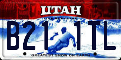 UT license plate B211TL