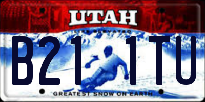 UT license plate B211TU