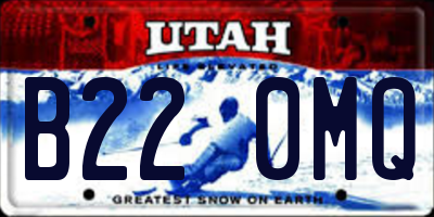 UT license plate B220MQ