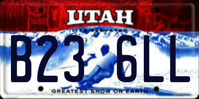 UT license plate B236LL