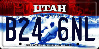 UT license plate B246NL