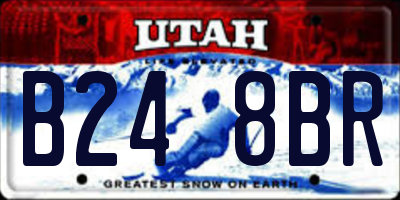 UT license plate B248BR