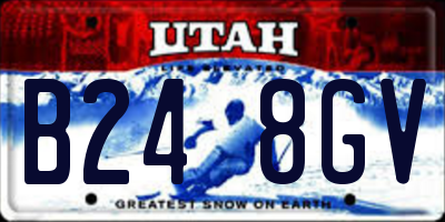 UT license plate B248GV