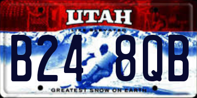 UT license plate B248QB