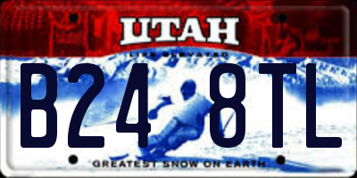 UT license plate B248TL