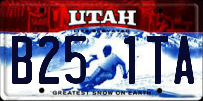 UT license plate B251TA