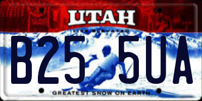 UT license plate B255UA