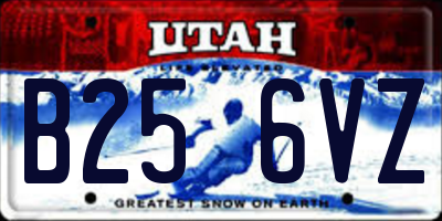 UT license plate B256VZ