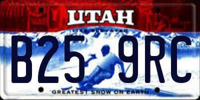 UT license plate B259RC