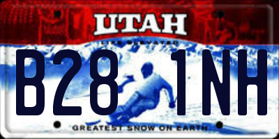 UT license plate B281NH