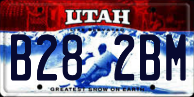 UT license plate B282BM