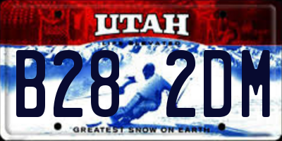 UT license plate B282DM