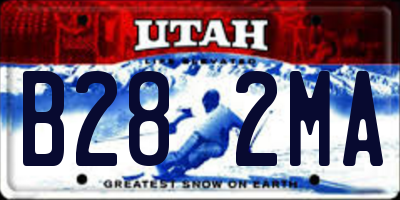 UT license plate B282MA