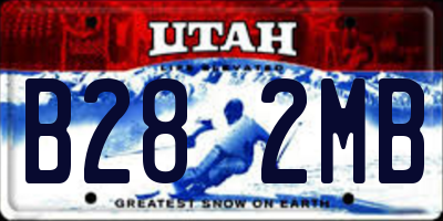 UT license plate B282MB