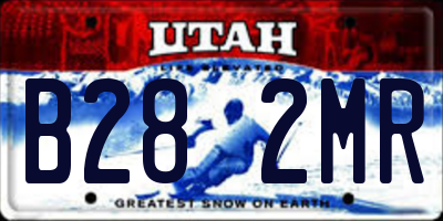 UT license plate B282MR