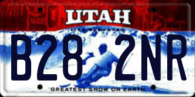 UT license plate B282NR