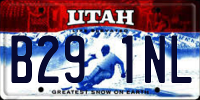 UT license plate B291NL