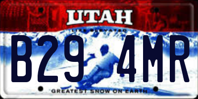 UT license plate B294MR