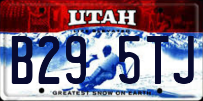 UT license plate B295TJ