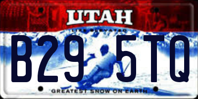 UT license plate B295TQ