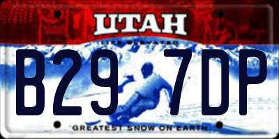 UT license plate B297DP