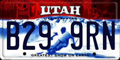 UT license plate B299RN