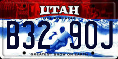 UT license plate B329OJ