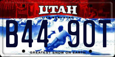 UT license plate B449OT