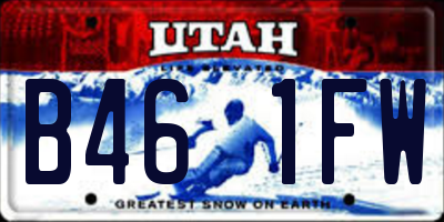 UT license plate B461FW