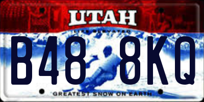 UT license plate B488KQ