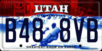 UT license plate B488VB