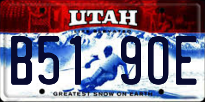 UT license plate B519OE