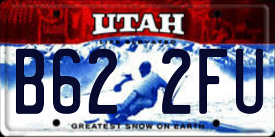 UT license plate B622FU